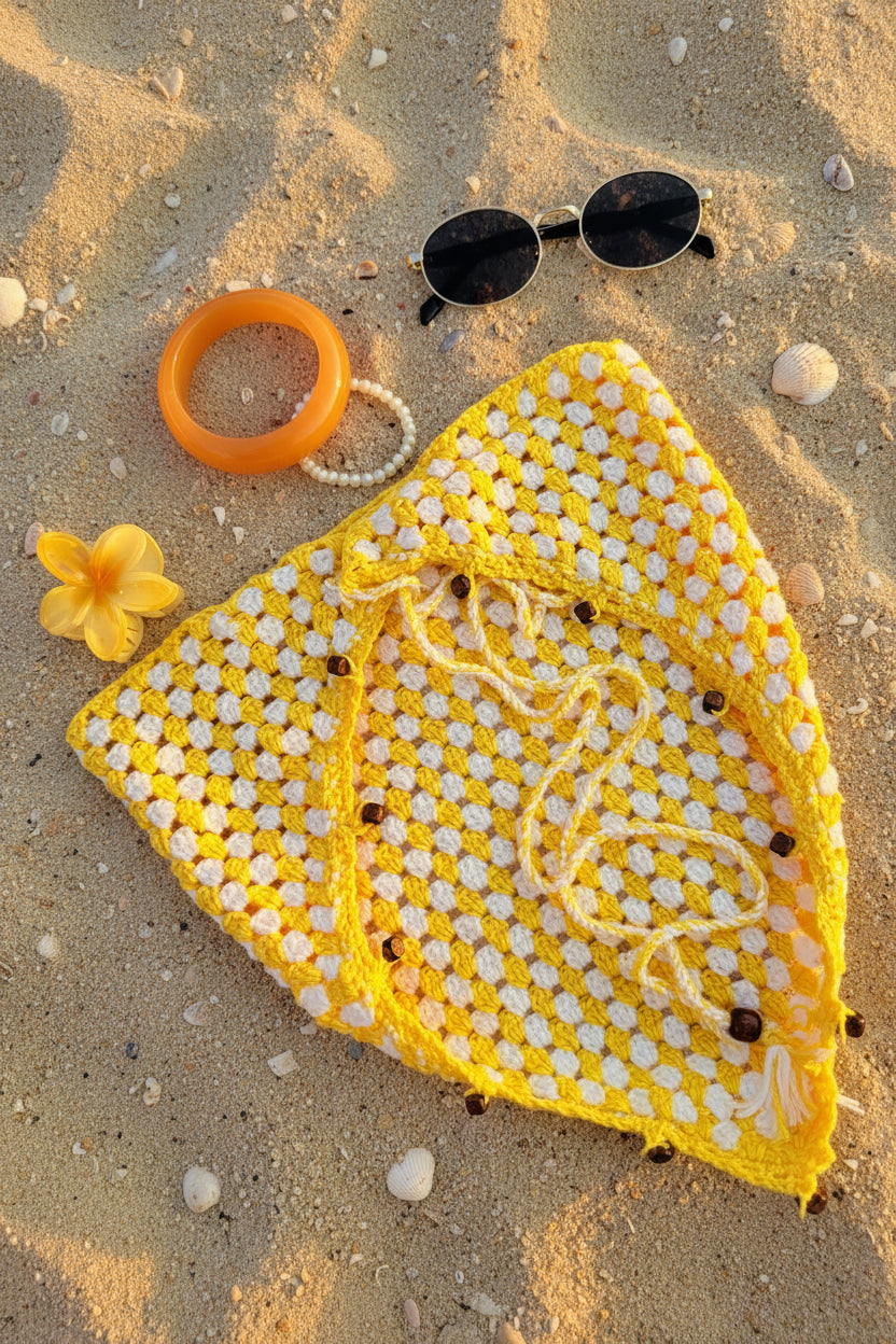 Sunbeam Crochet Bandana