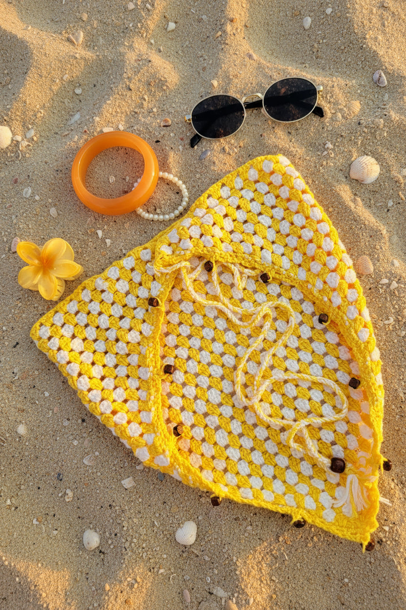 Sunbeam Crochet Bandana