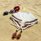 Rosette Crochet Bandana