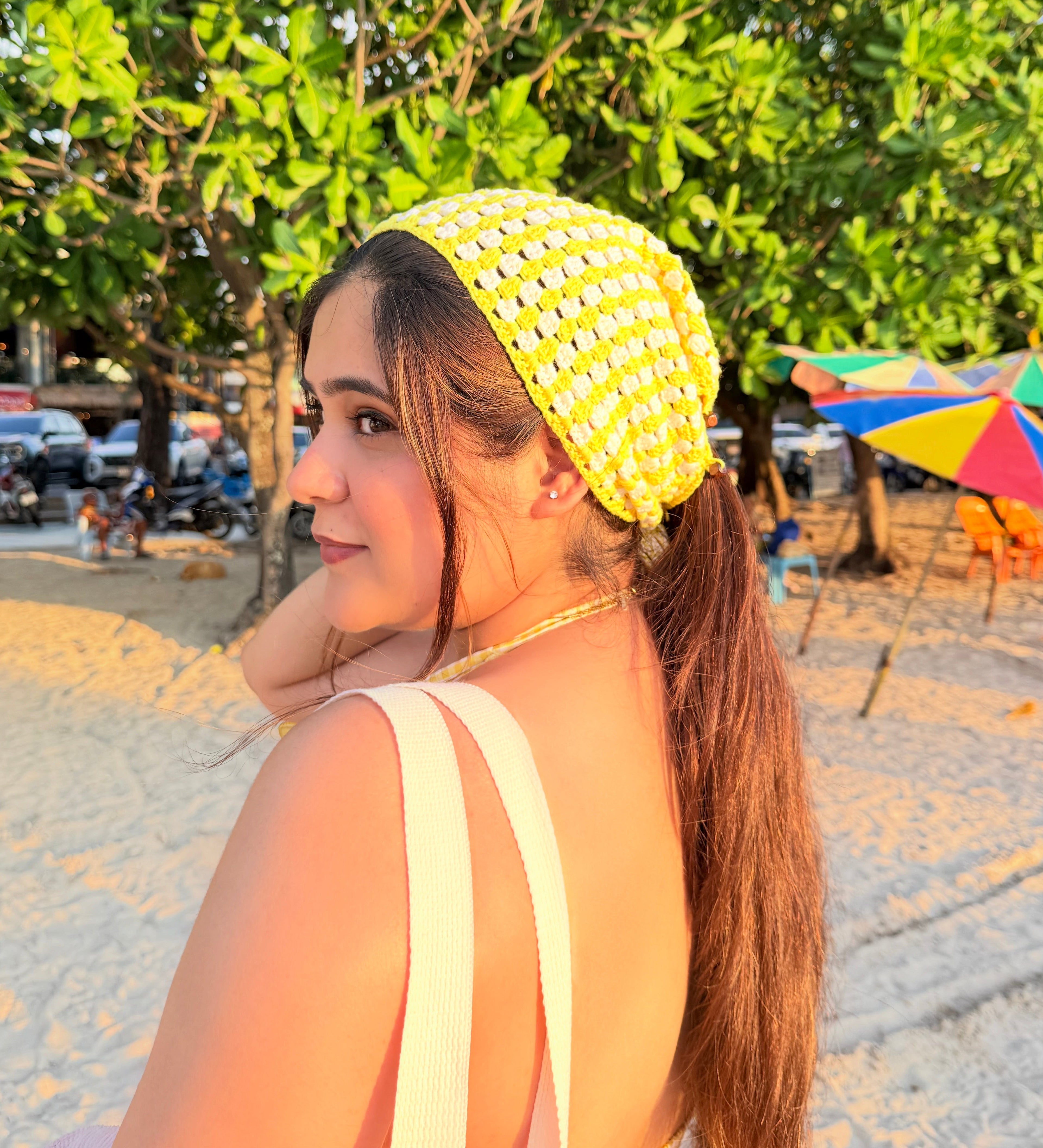 Sunbeam Crochet Bandana