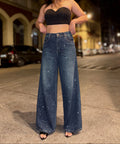 Moonlit Rhinestone Denim