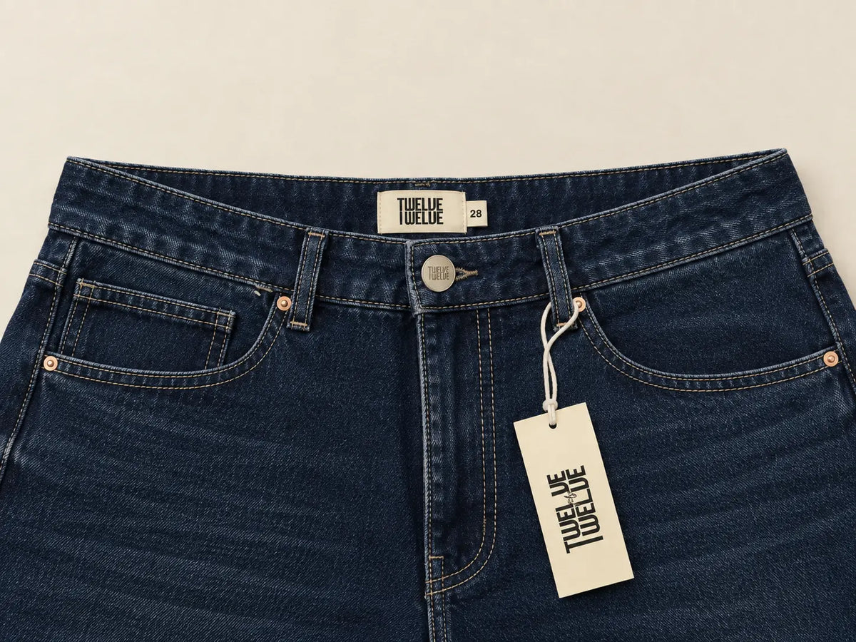 Dusk Blue Wide-Leg Denim