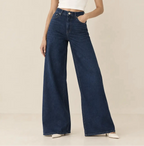 Dusk Blue Wide-Leg Denim