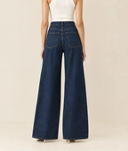 Dusk Blue Wide-Leg Denim