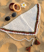 Rosette Crochet Bandana