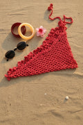 Hot Berry Crochet Bandana