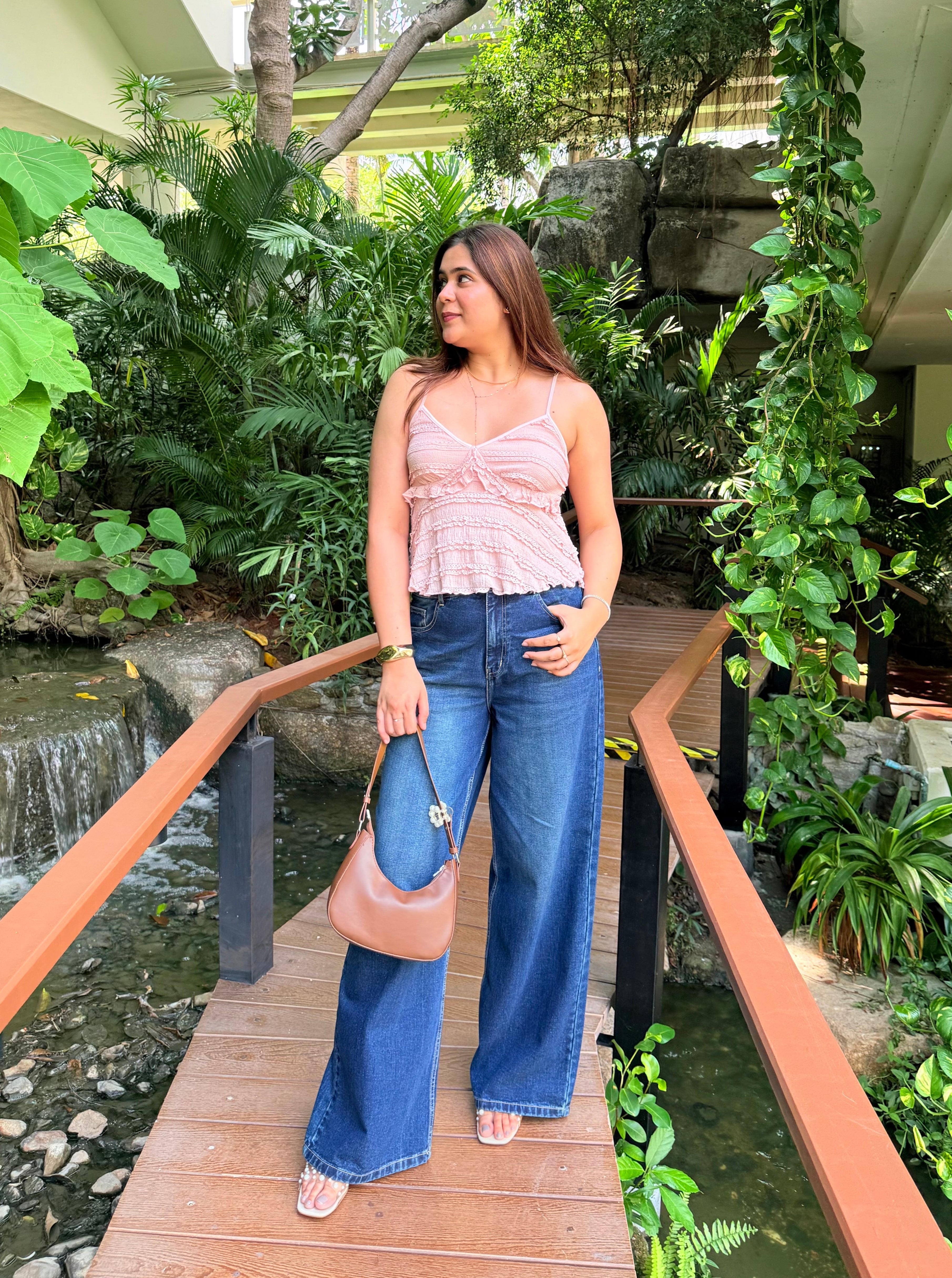 Deep Indigo Wide-Leg Denim