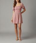 Blush Bloom Mini Dress